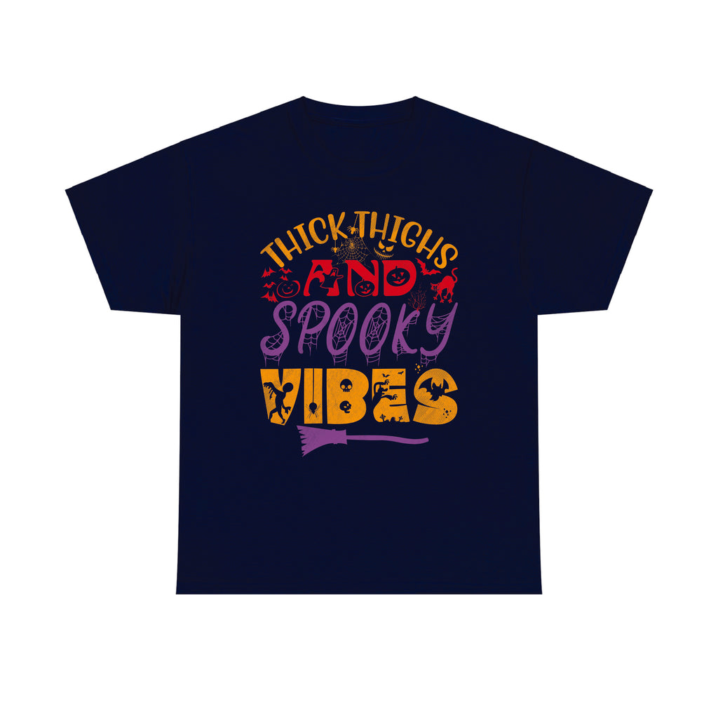 Thick thighs Halloween t shirt, Boo-tiful thighs, Spooky vibes, Unisex Tee Top