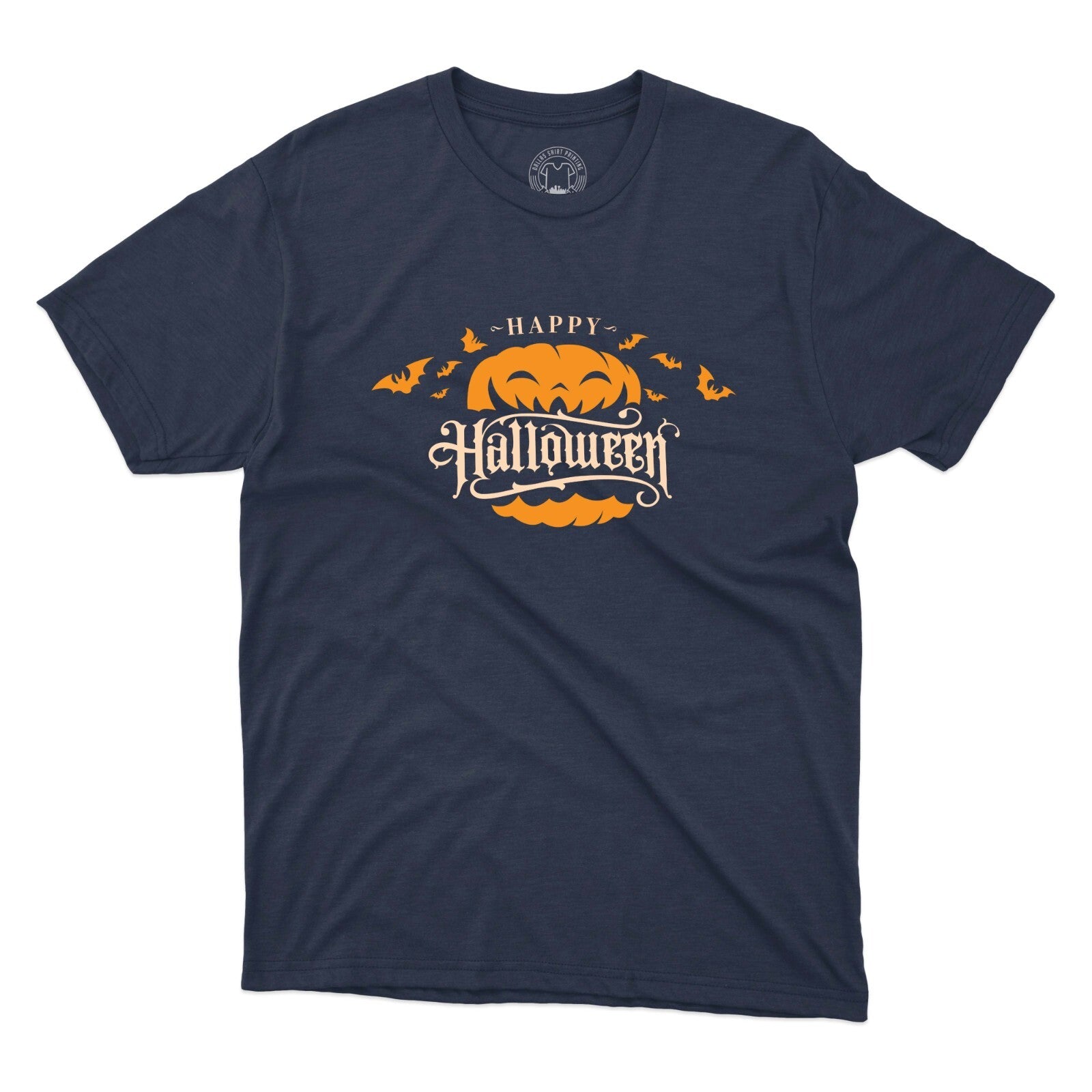 Happy Halloween T-Shirt Trick Or Treat Scary Spooky Pumpkin Costume Printed Tee