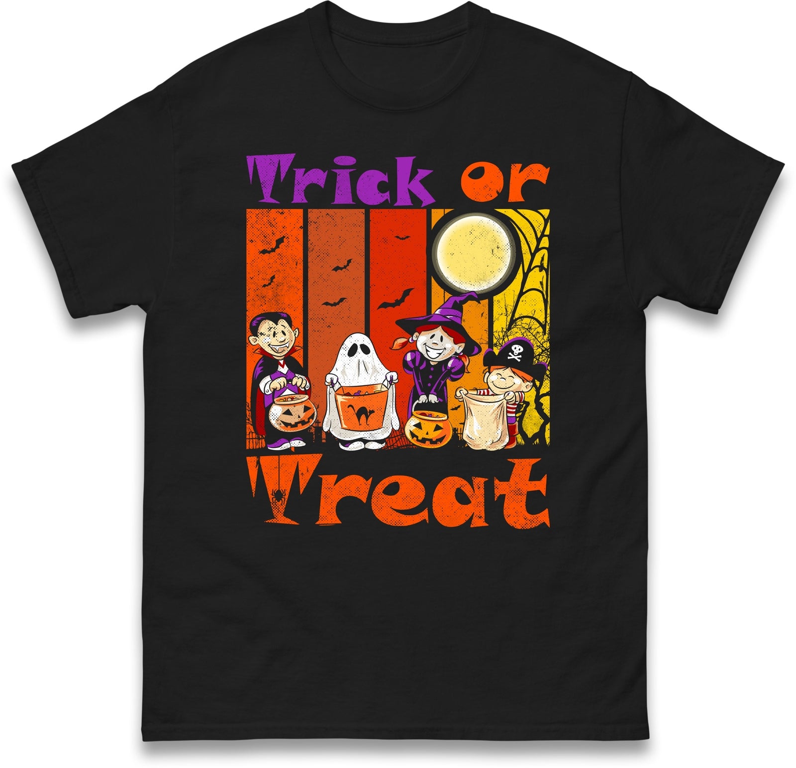 Trick or Treat Halloween Scary T Shirt,Halloween Horror Character Party Tee Gift