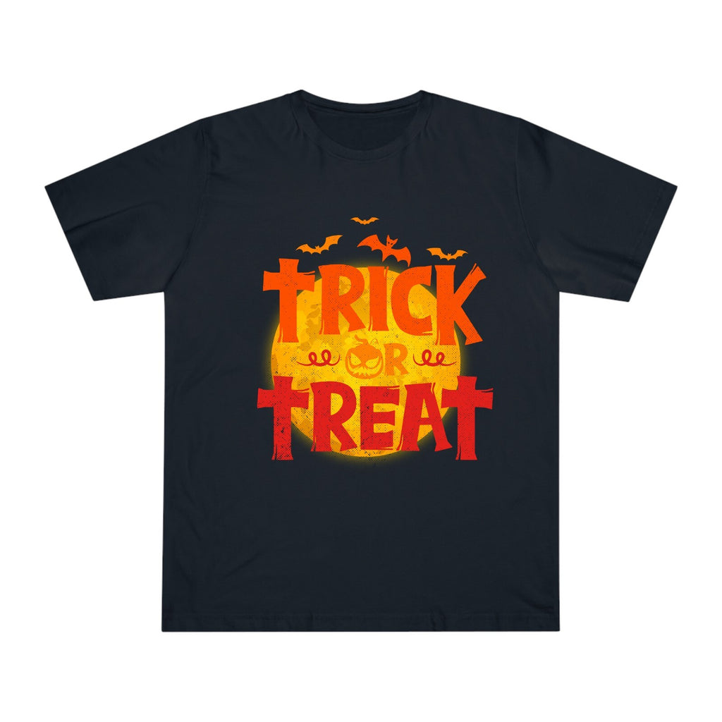 Trick or Treat Halloween TShirt, Horror Bat Tshirt, Mini Pumpkin tee, Unisex Top