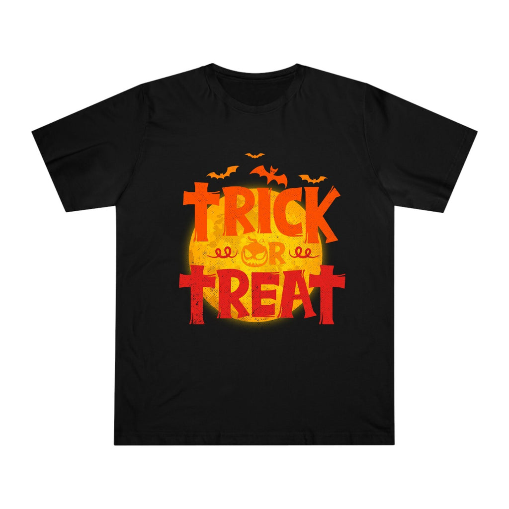 Trick or Treat Halloween TShirt, Horror Bat Tshirt, Mini Pumpkin tee, Unisex Top
