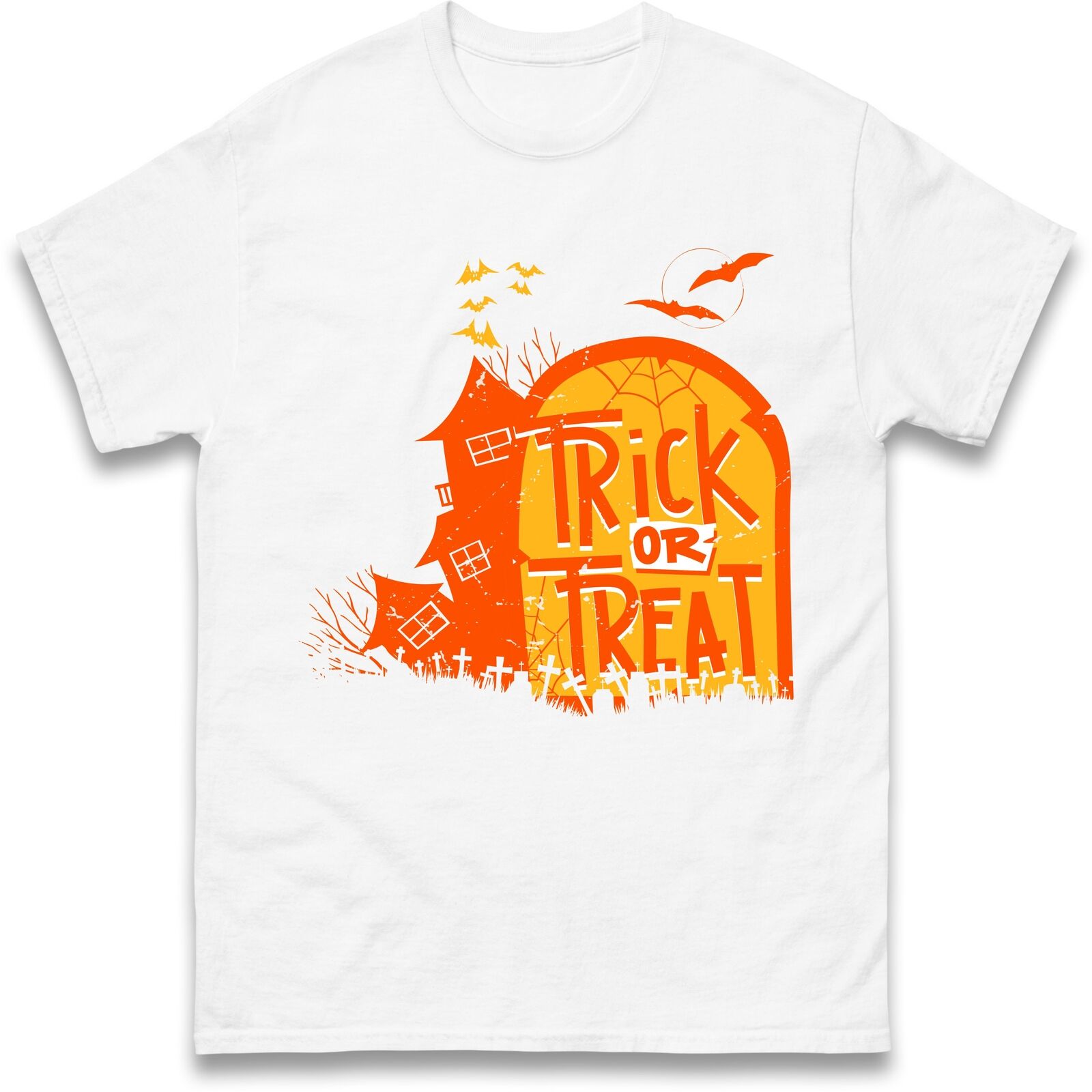 Trick Or Treat Halloween House T Shirt,Halloween Night Party, Spooky Creepy Gift
