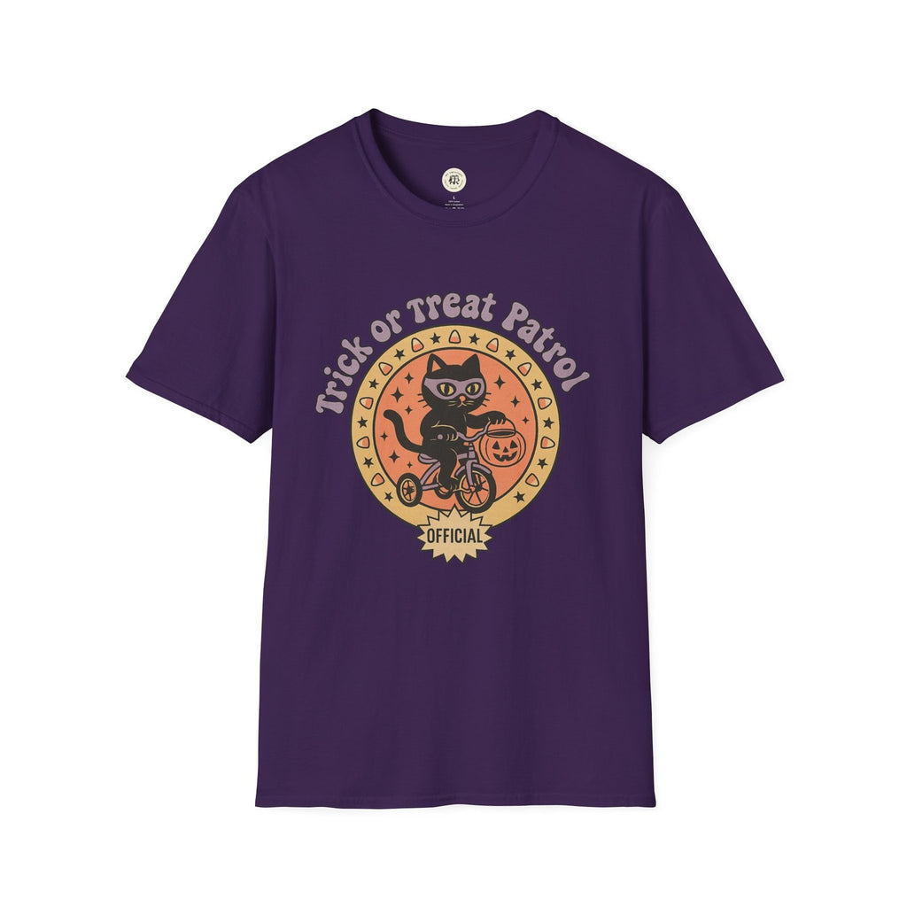 Halloween Cat T-Shirt, Unisex Tee, Trick or Treat Shirt, Spooky Apparel