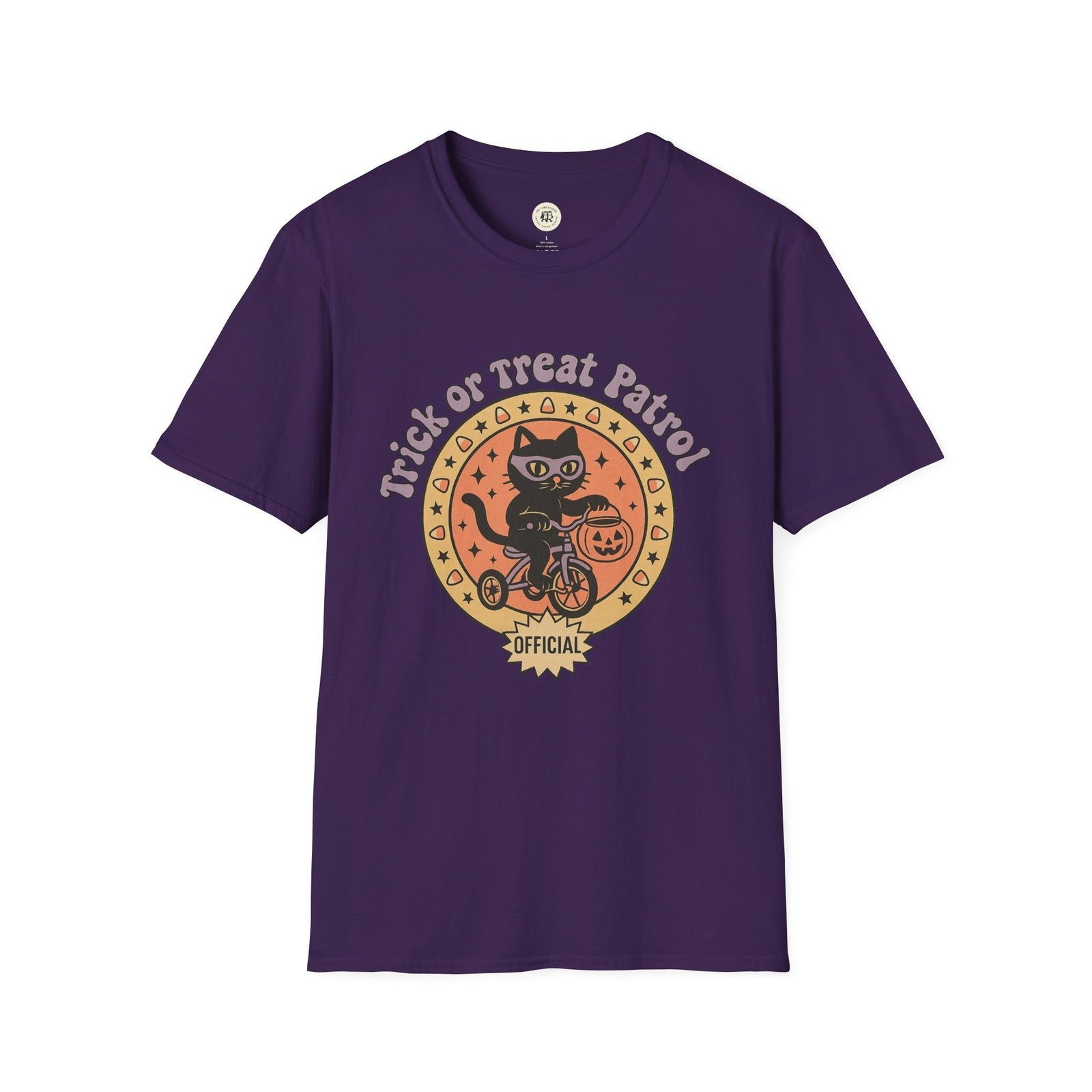 Halloween Cat T-Shirt, Unisex Tee, Trick or Treat Shirt, Spooky Apparel