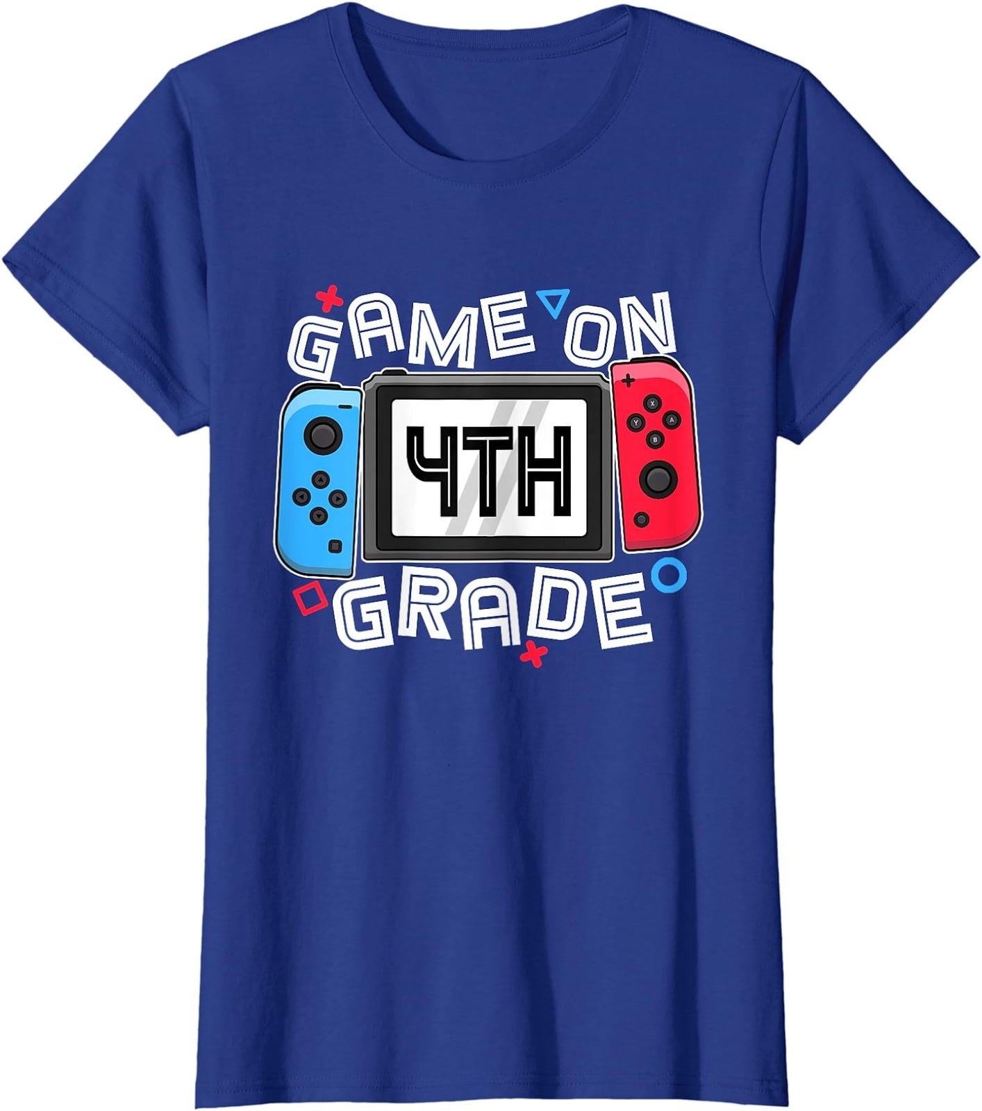 Back To School Game On 4th Grade Funny Gift Ladies' Crewneck T-Shirt
