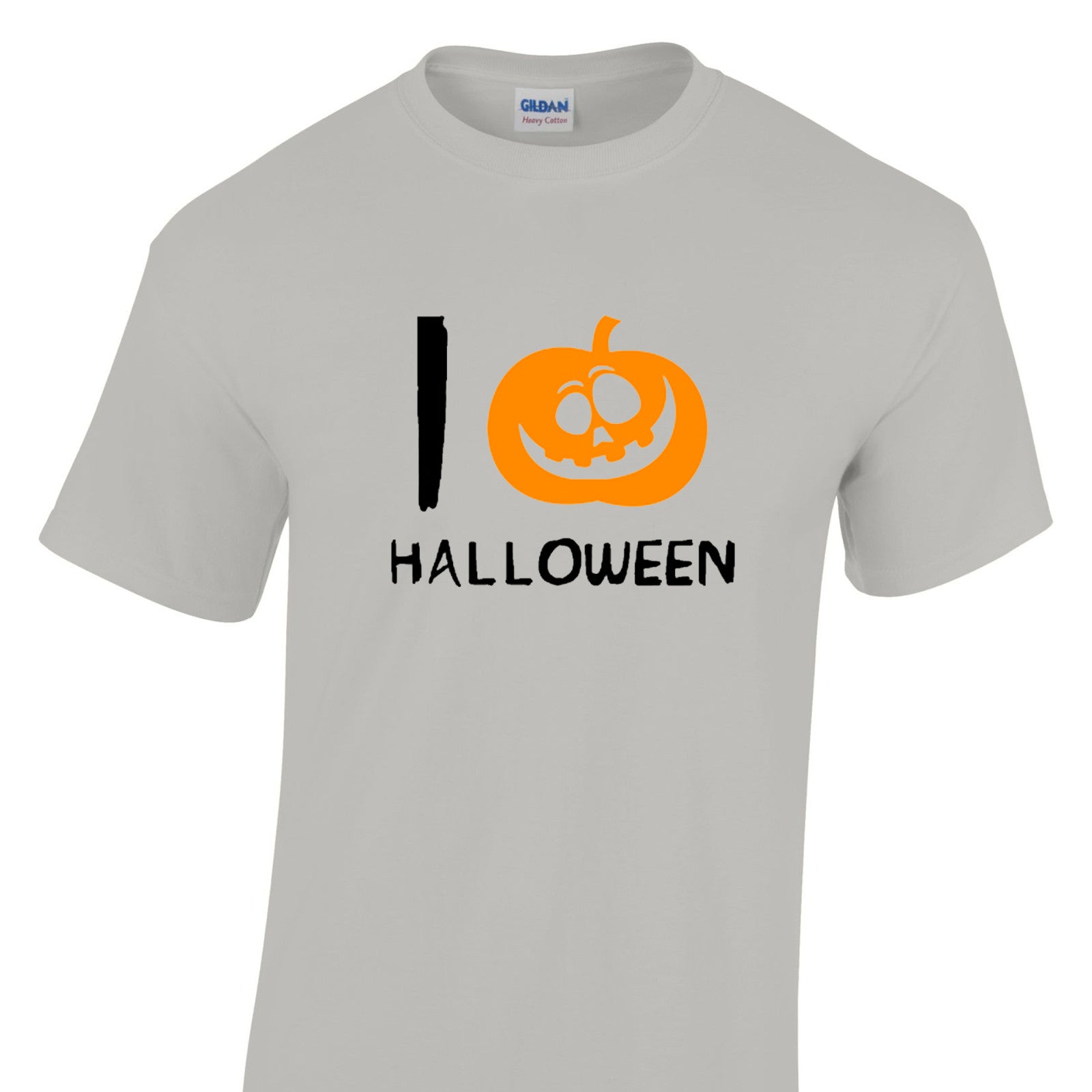 Mens I Love Halloween Tshirt - New Pumpkin Heart Trick Or Treat Costume T Shirt