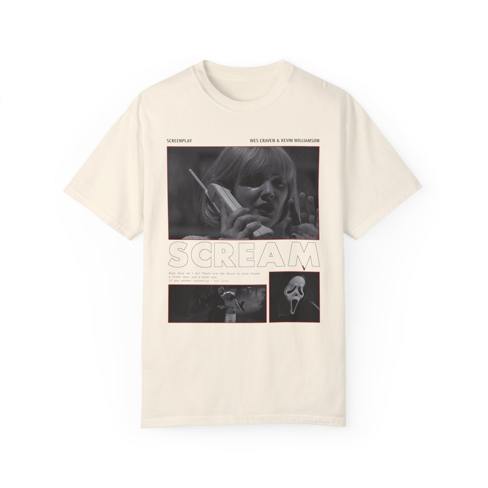 Classic Horror Scream T-shirt, Halloween Movie Tee for Genre Fans, Horror Gift