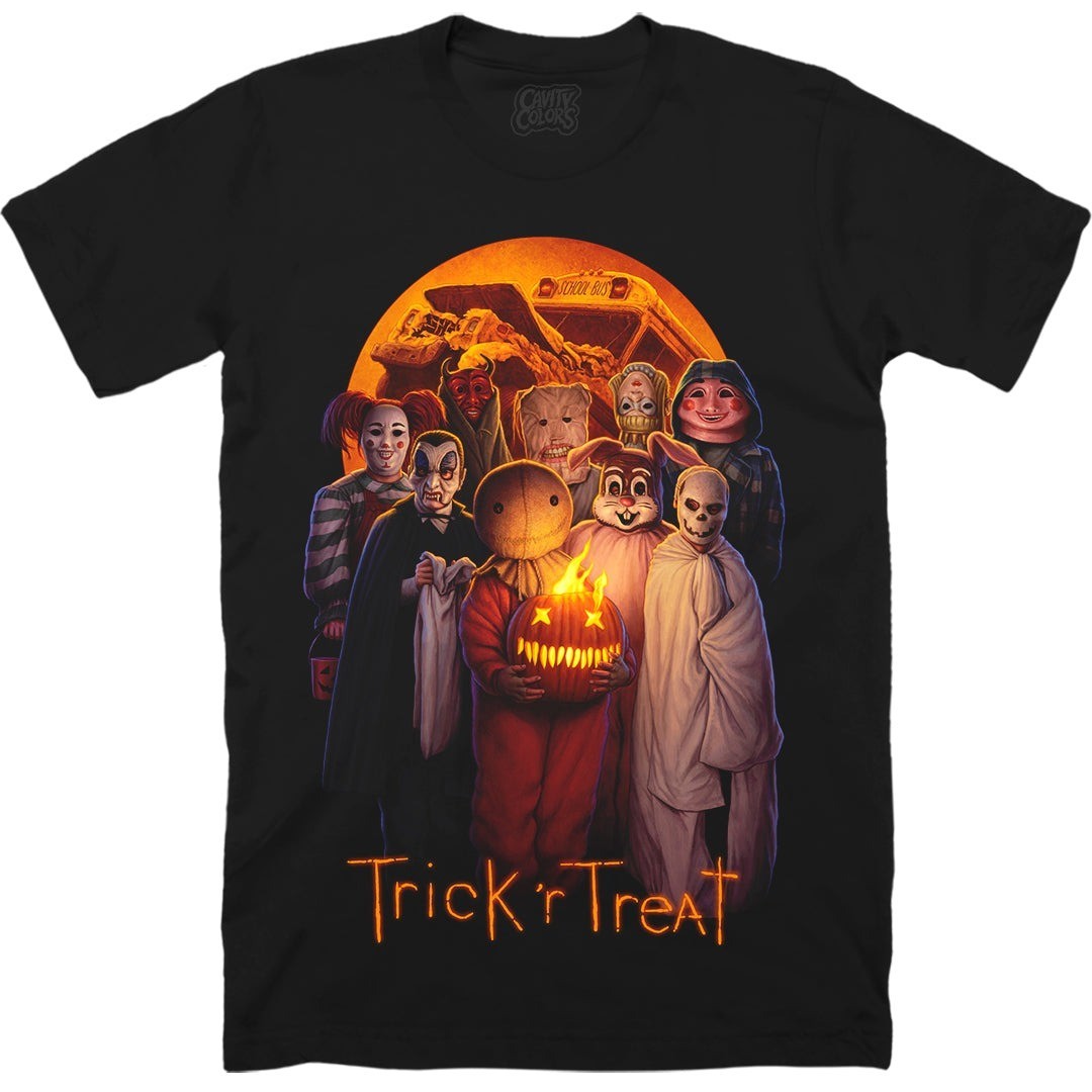 Retro Trick Or Treat Movie Halloween Unisex Short Sleeve S-5XL