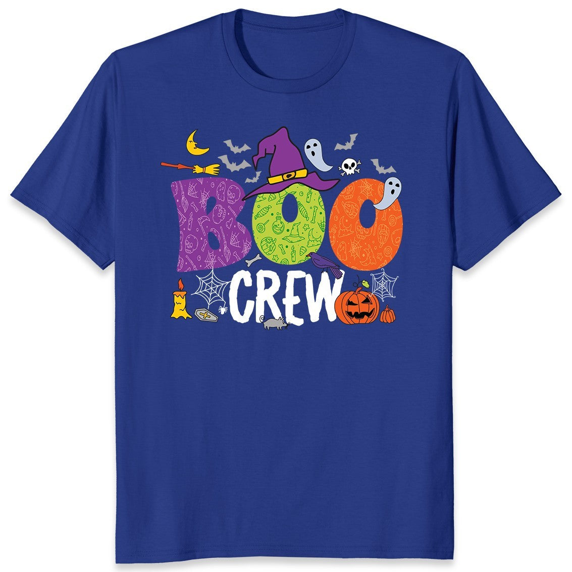 Boo Crew Halloween Matching Costume Gift Trick or Treat Squad Unisex T-Shirt
