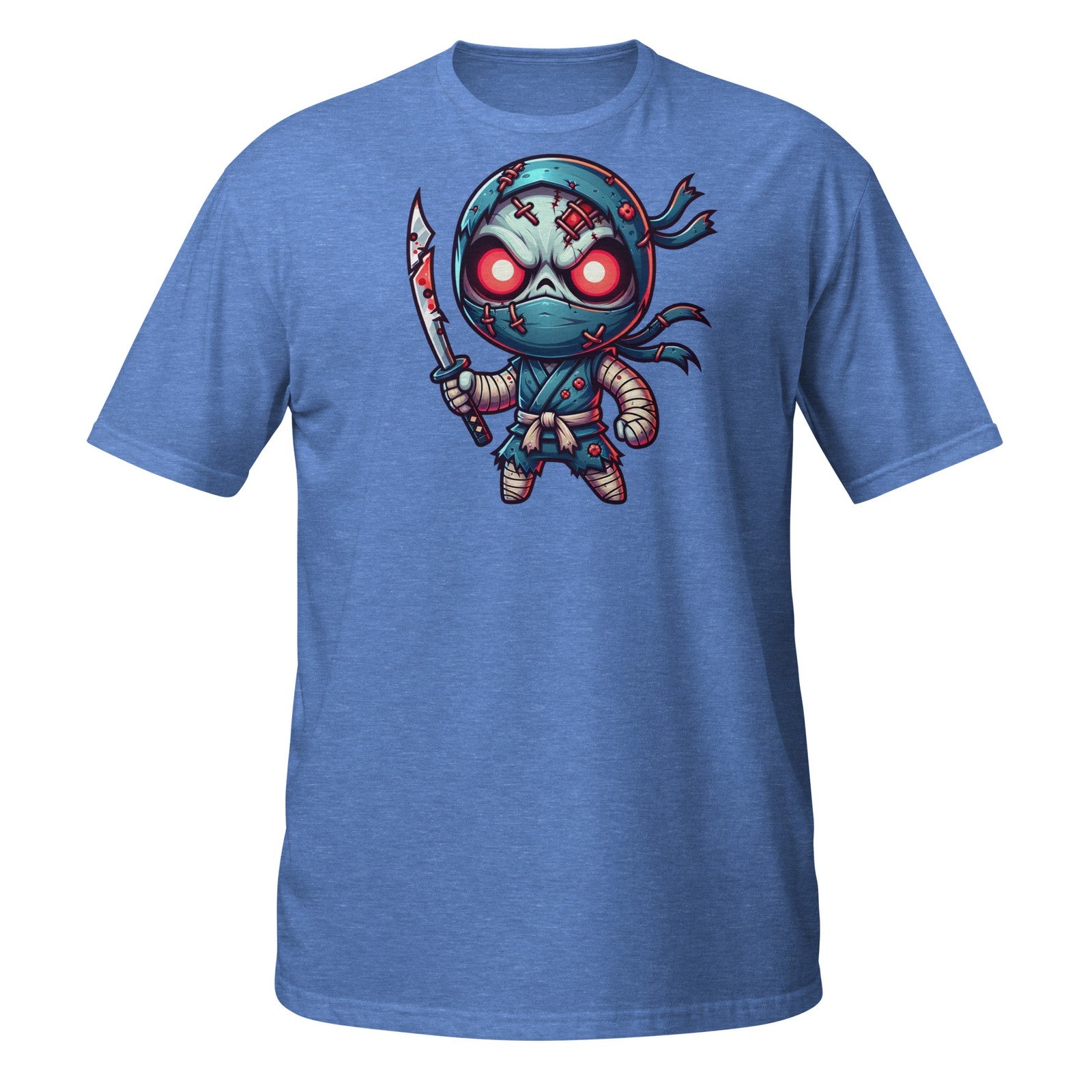 Scary Ninja Shirt – Cute Zombie Warrior with Sword Halloween Design