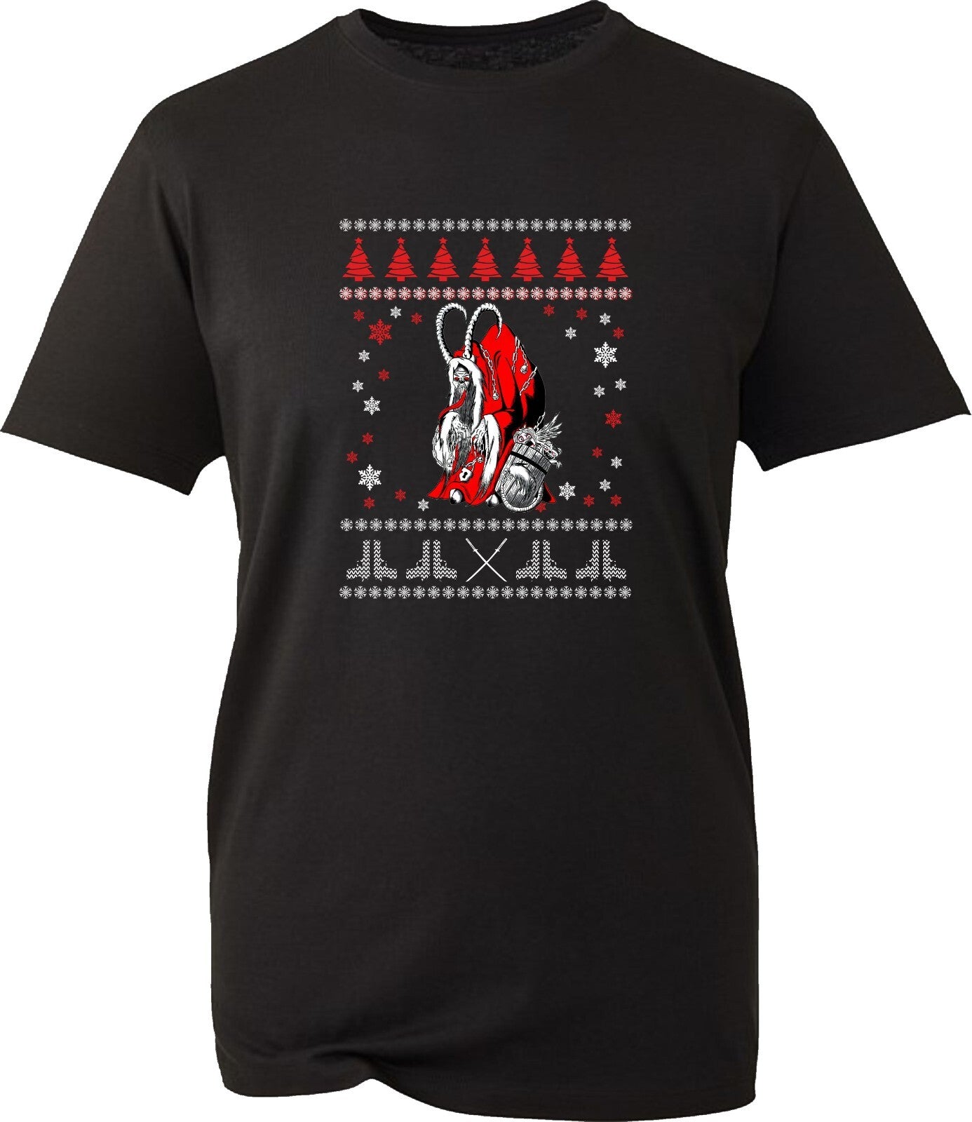 Merry Christmas Evil T-Shirt Horror Scary Nightmare Ghost Xmas Festive Gift TopI