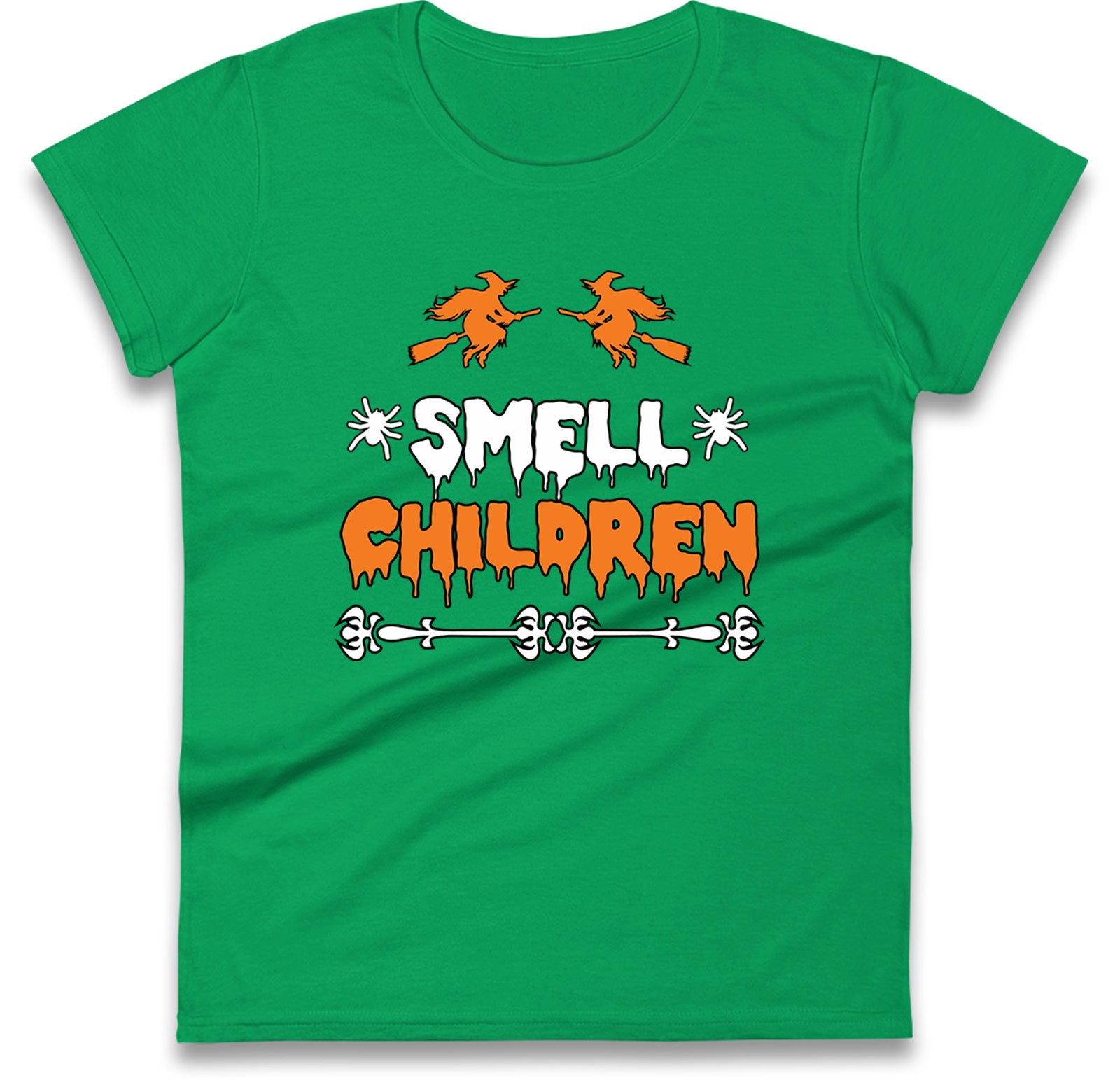 Funny Halloween Ladies T Shirt,I Smell Children Witches Women Tee,Trick-or-Treat