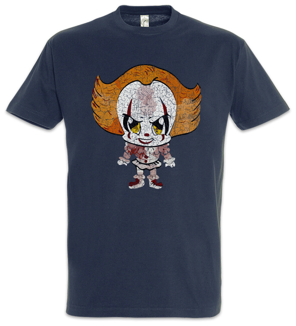 Litte Clown T-Shirt Horror Halloween Balloon Ship We All Float Down Here Fun