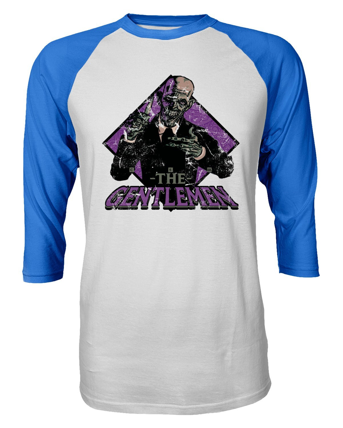 Buffy Vampire Gentleman Slayer Horror Halloween Quarter Sleeve Men's T-Shirt