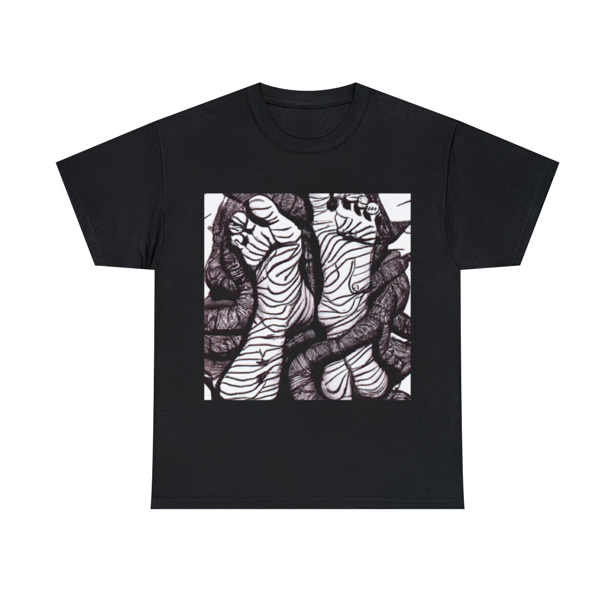 Scary Dark Fantasy Horror T Shirt Halloween Gross Feet Disturbed Streetwear Emo