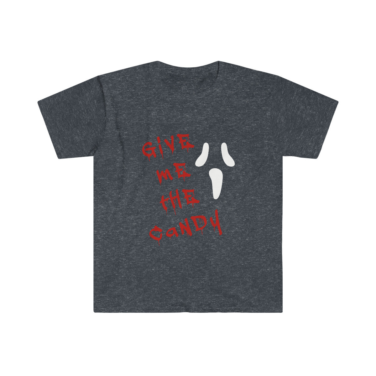Funny Halloween Costume Shirt, Trick or Treat Unisex t-Shirt Scream Face Terror