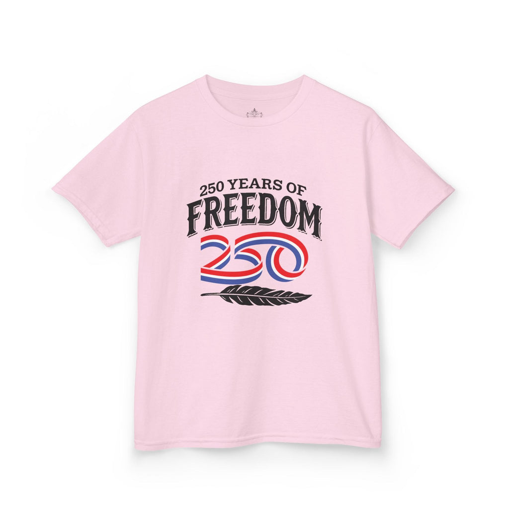 Kids Freedom Tee, 250 Years Celebration, Children Shirt, Patriotic Kids Apparel