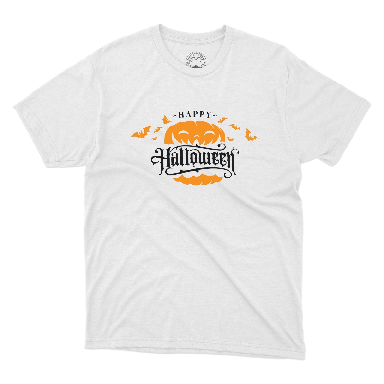 Happy Halloween T-Shirt Trick Or Treat Scary Spooky Pumpkin Costume Printed Tee