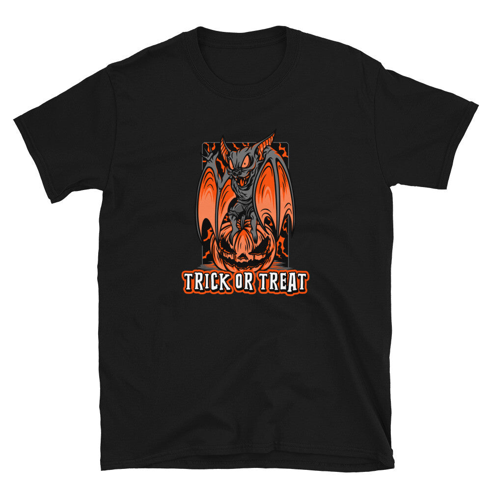 Funny Halloween Pumpkin Trick Or Treat Halloween Short-Sleeve Unisex T-Shirt