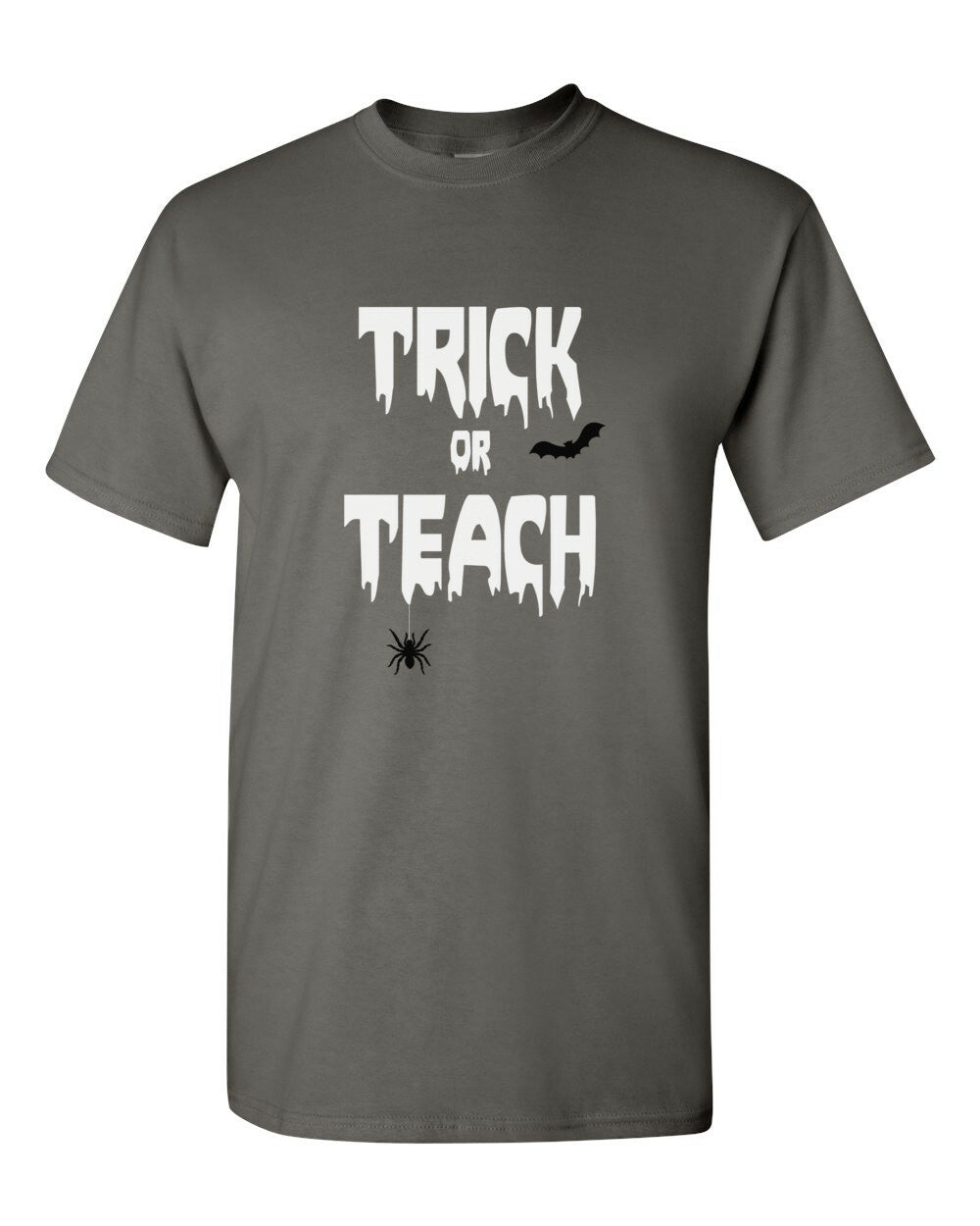 Trick or Teach T Shirt Cute Halloween Teacher Trick Or Treat Fall Witch T-Shirt