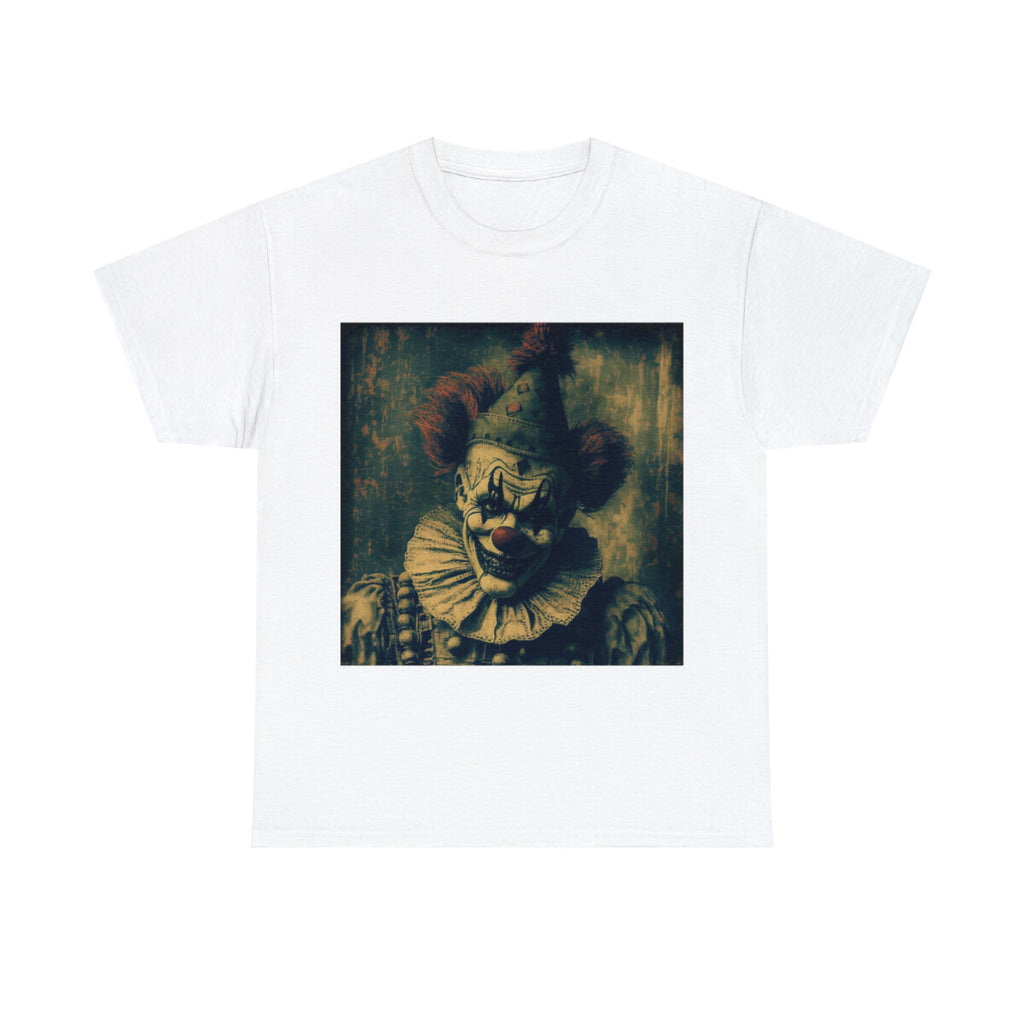 Unisex Adult T Shirt Haunted Clown Scary Horror Halloween Metal Band Gothic Emo