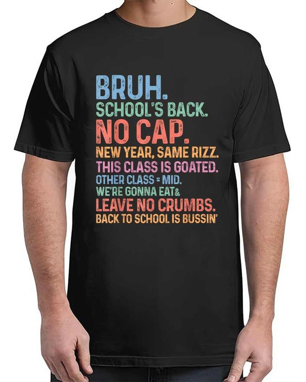 Skibidi Back To School’s Back No Cap Rizz Class Is Goated awesome adult S-4XL