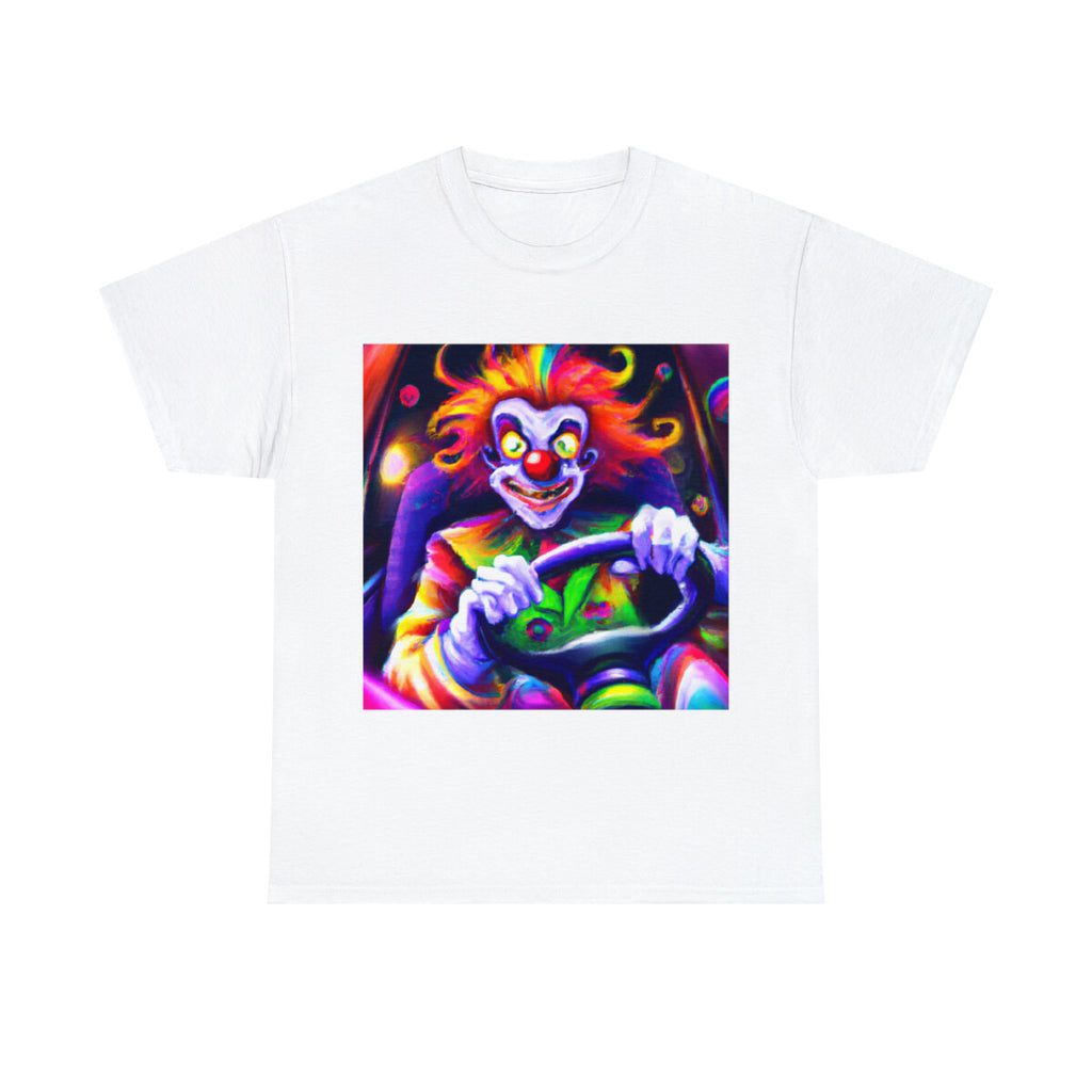 Halloween Evil Clown T Shirt Art Tee Unisex Adult Horror Scary Trick or Treat
