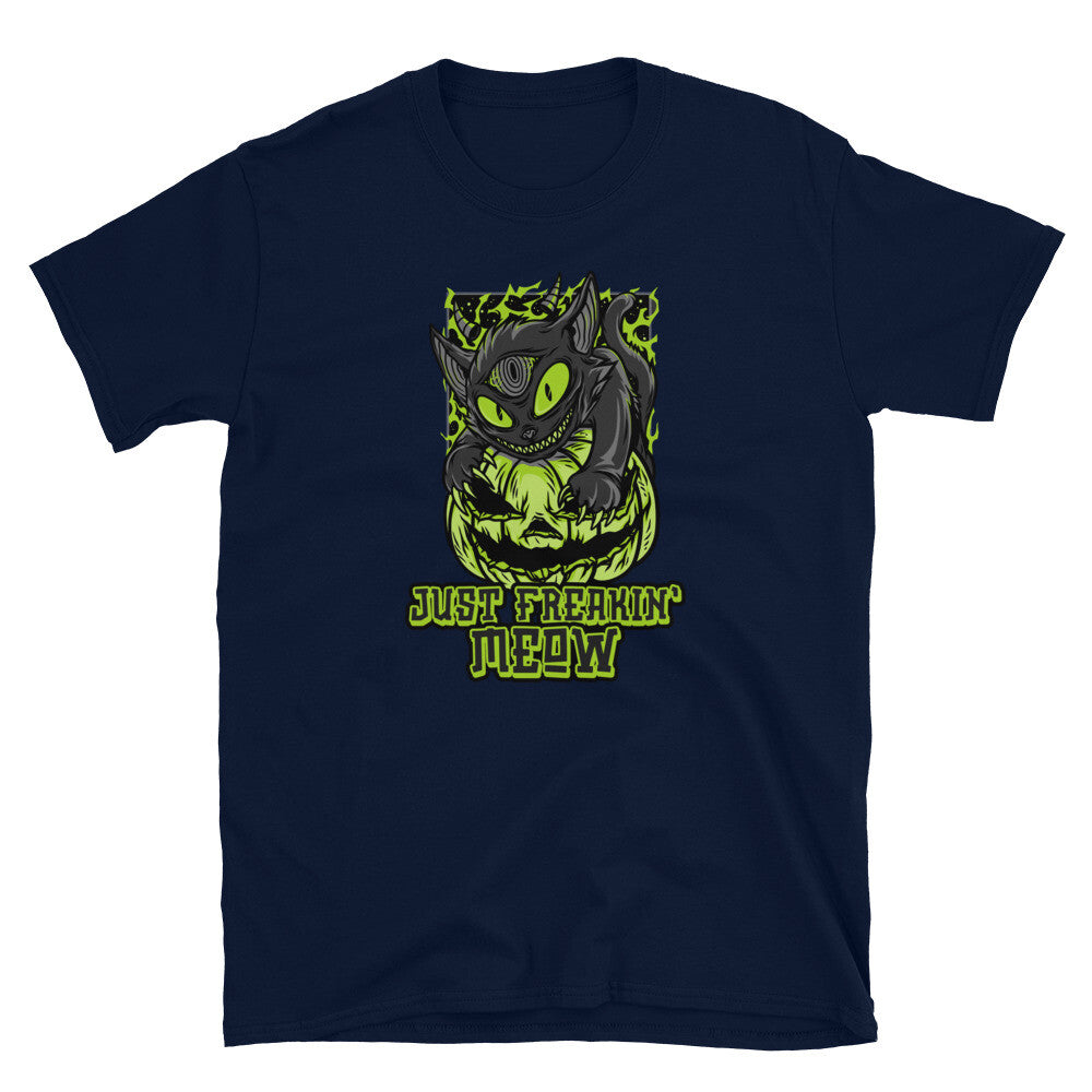 Halloween Scary Cat Trick Or Treat Halloween Short-Sleeve Unisex T-Shirt