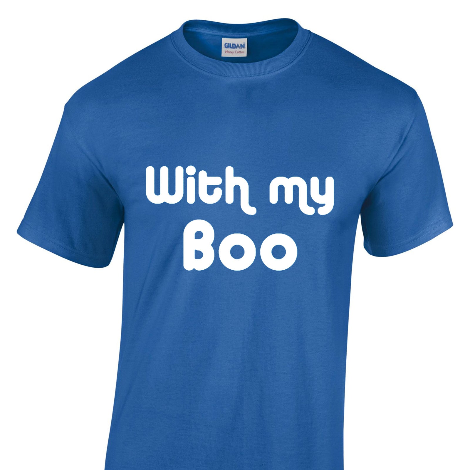 Mens Halloween Tshirt - With My Boo Party Night Trick Or Treat Costume T Shirt