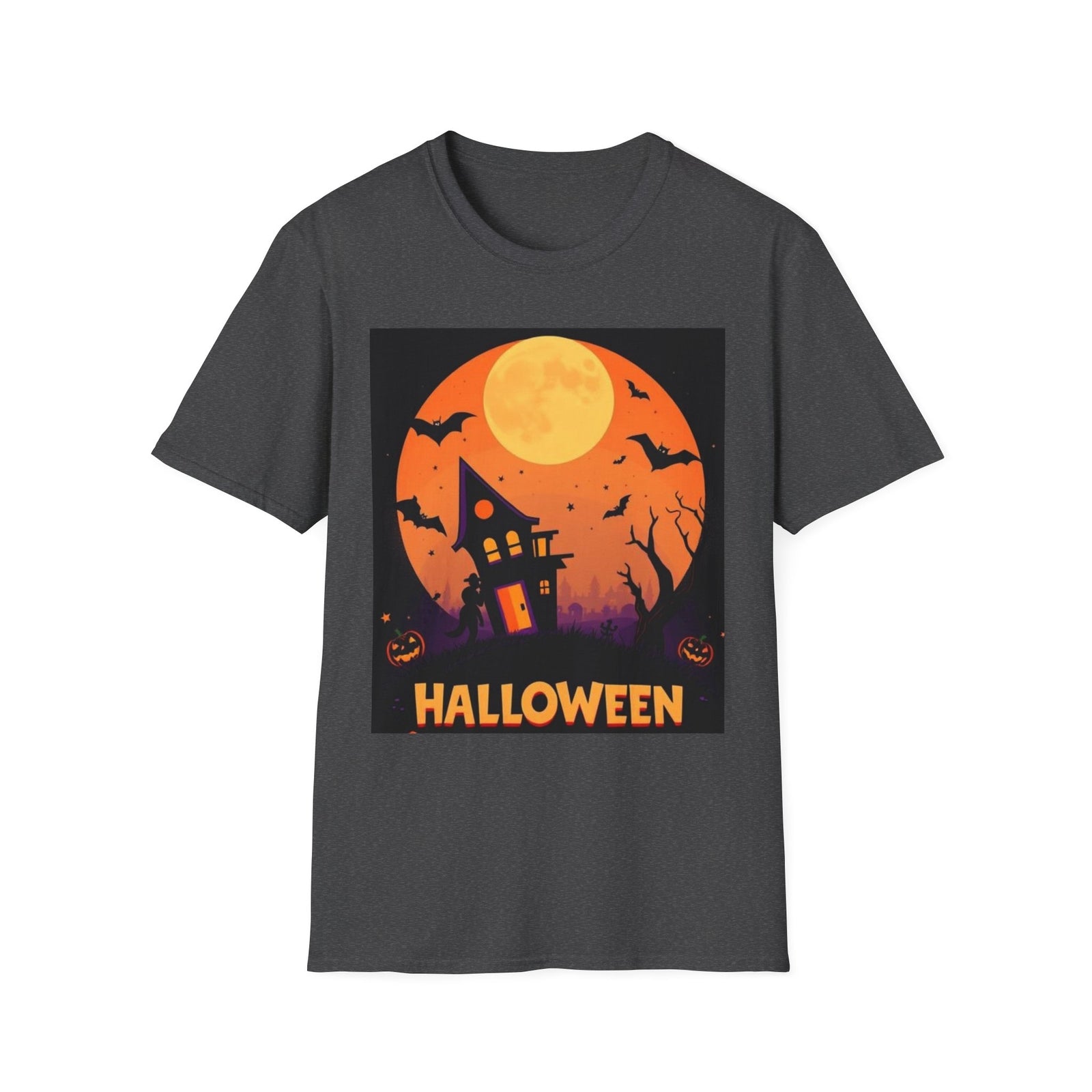 Halloween Haunted House T-Shirt, Spooky Tee, Fall Apparel, Trick or Treat Shirt,