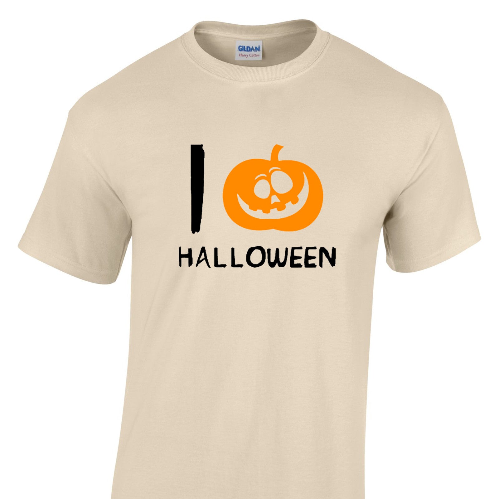 Mens I Love Halloween Tshirt - New Pumpkin Heart Trick Or Treat Costume T Shirt