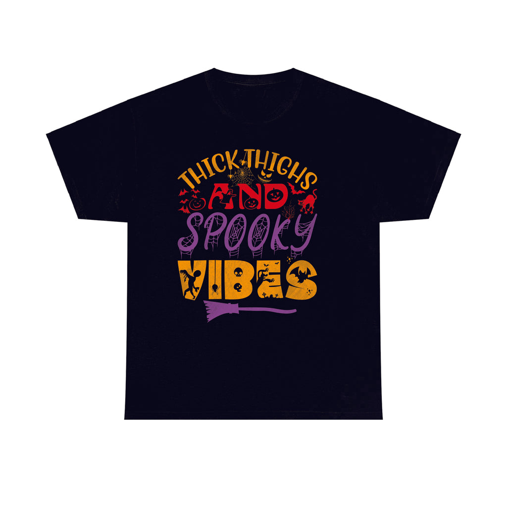 Thick thighs Halloween t shirt, Boo-tiful thighs, Spooky vibes, Unisex Tee Top