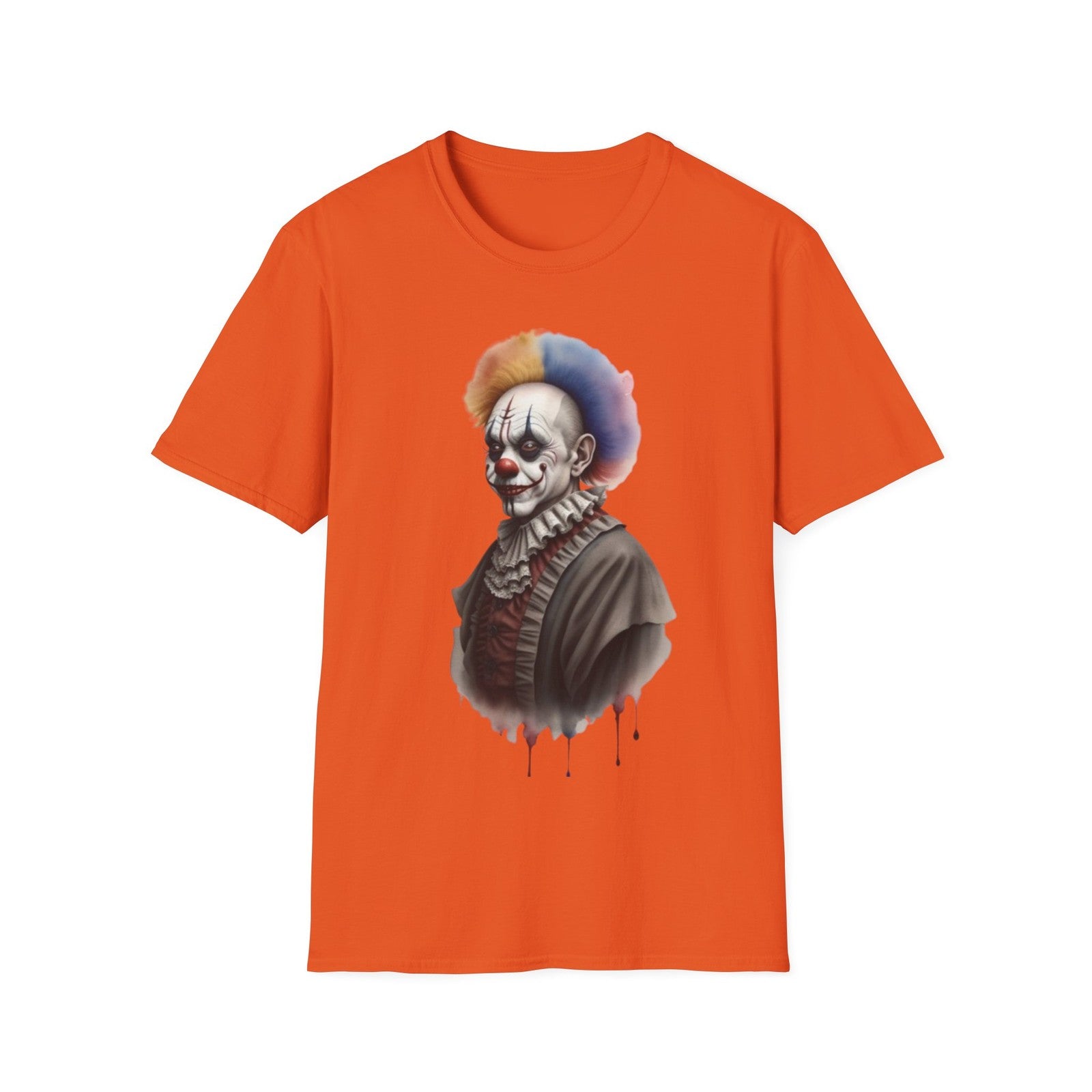 Scary Clown Unisex T-Shirt, Halloween Tee, Creepy Circus Shirt, Horror T-Shirt