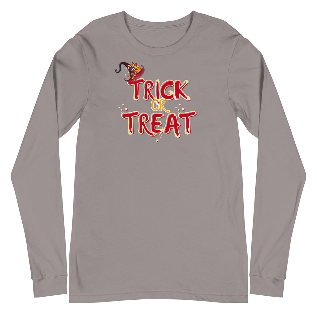 "Trick or Treat " - Spooky Halloween Unisex long sleeve T shirt