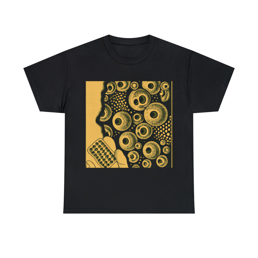 Scary Dark Fantasy Horror Art T Shirt Halloween Trypophobia Gross Disturbed Emo