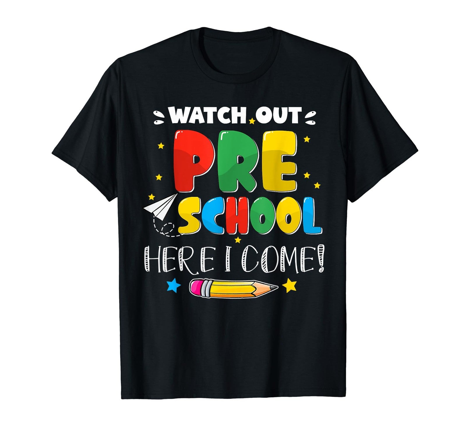 Back To School Watch Out Preschool For Boy, Girl Funny T-Shirt