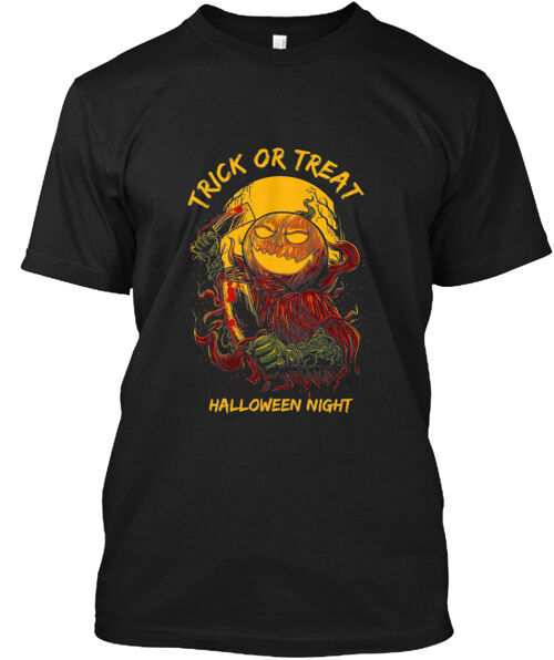 Trick Or Treat Halloween Night T-Shirt Made in the USA Size S to 5XL