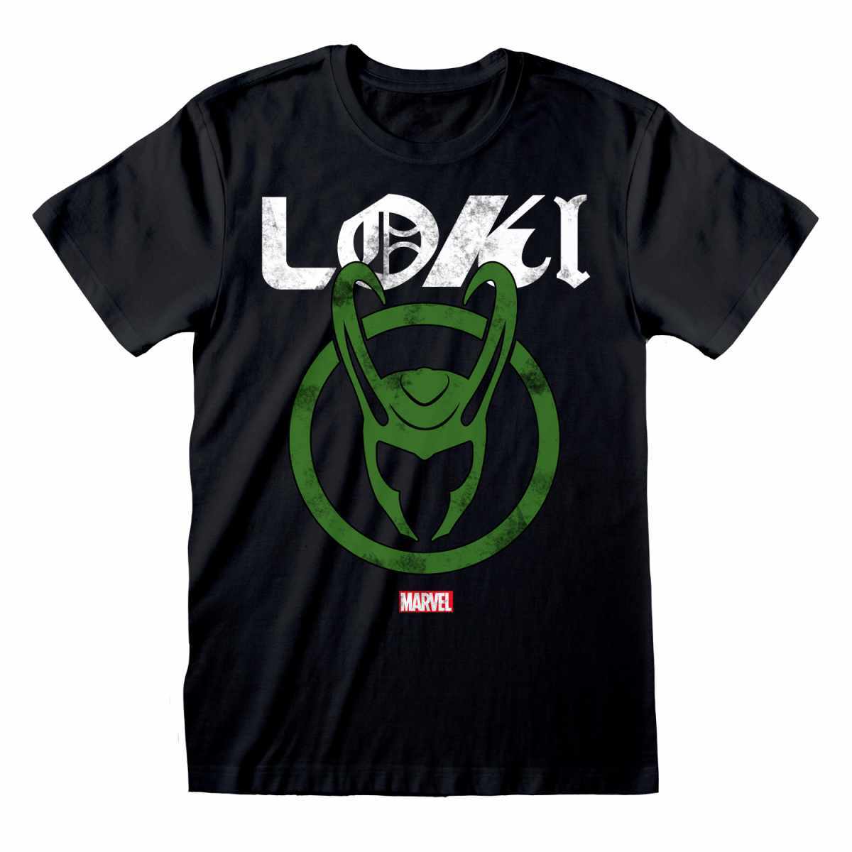 ** Loki Distressed Logo Marvel Official Licensed T-Shirt **
