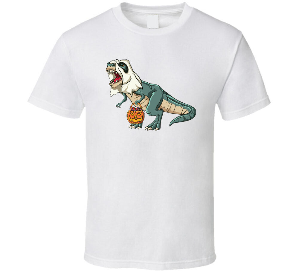 Funny Halloween Dinosaur Ghost T Rex Trick Or Treat Tee Shirt T-shirt Unisex