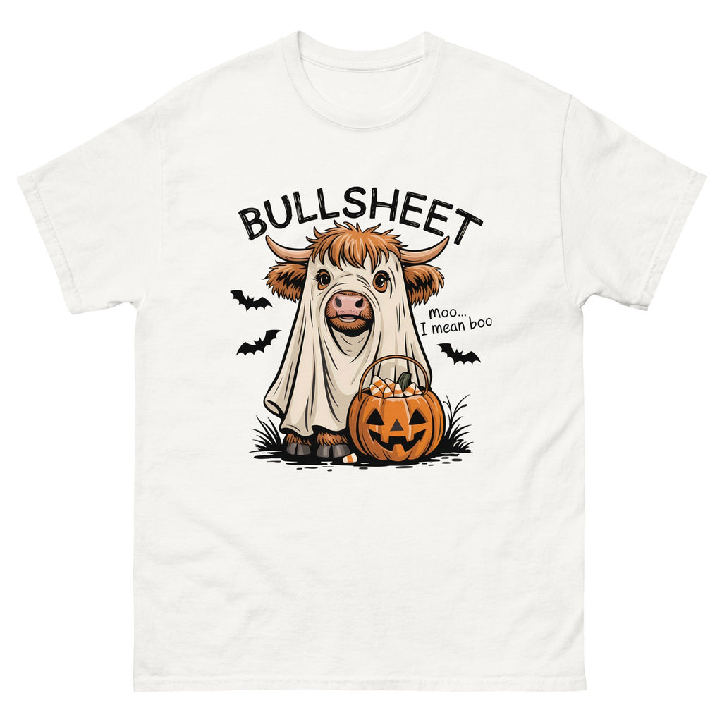 Bullsheet Funny Mens Halloween Trick Or Treat Sarcastic T-Shirt 100% Cotton Tee