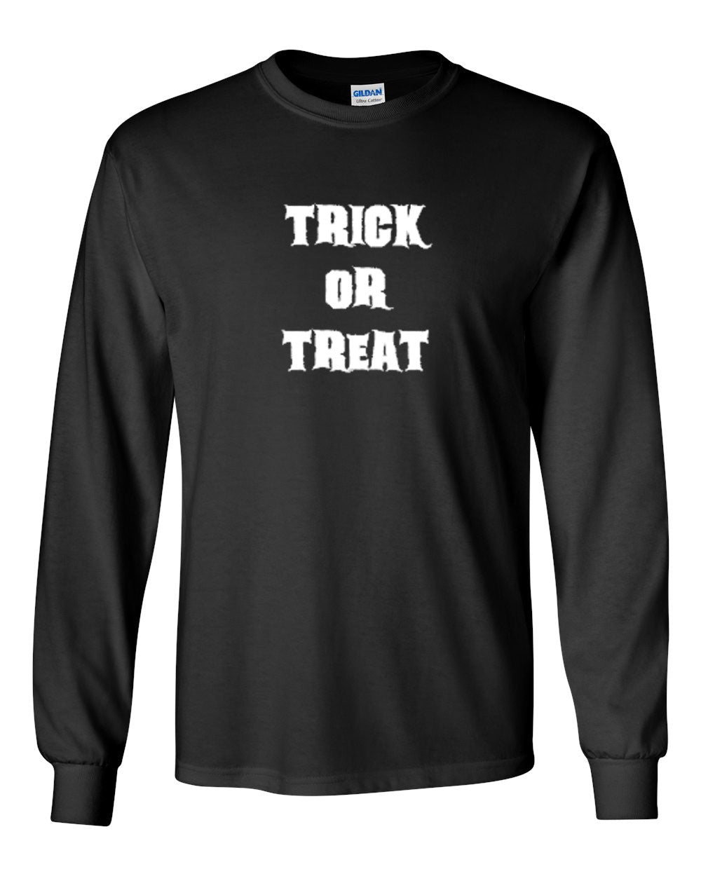 Mens Trick Or Treat T Shirt Halloween Costume Tee Spooky Humor Long Sleeve