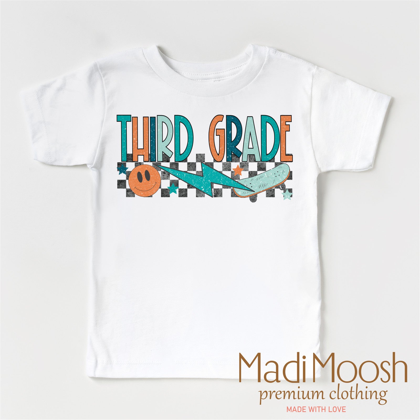 Third Grade Skateboard Back To School Shirt - School Shirt
