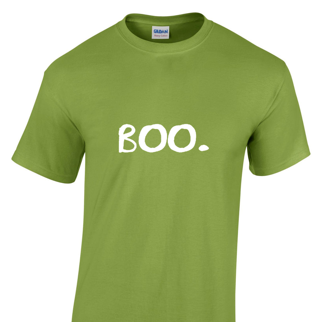 Mens Halloween Boo Tshirt - New Understated Ghost Trick Or Treat Costume T Shirt