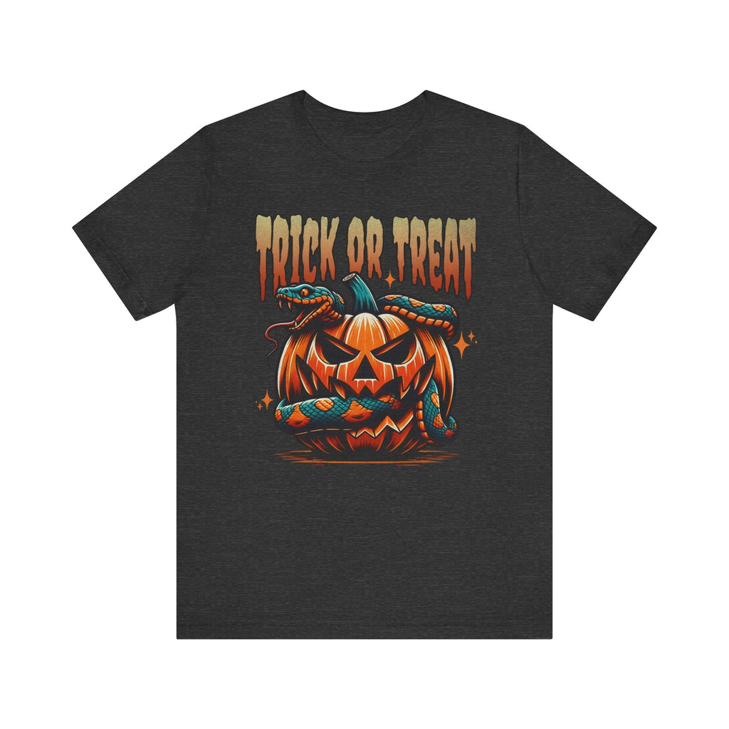 Trick or Treat Shirt, Halloween Shirt, Snake Shirt, Jack-o-Lantern Shirt