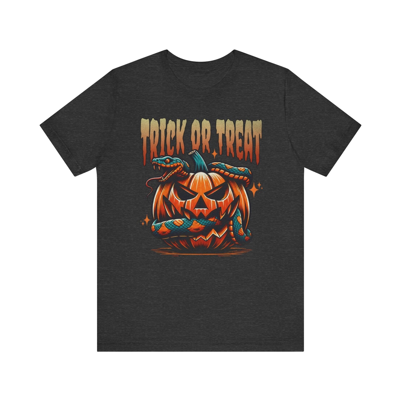 Trick or Treat Shirt, Halloween Shirt, Snake Shirt, Jack-o-Lantern Shirt