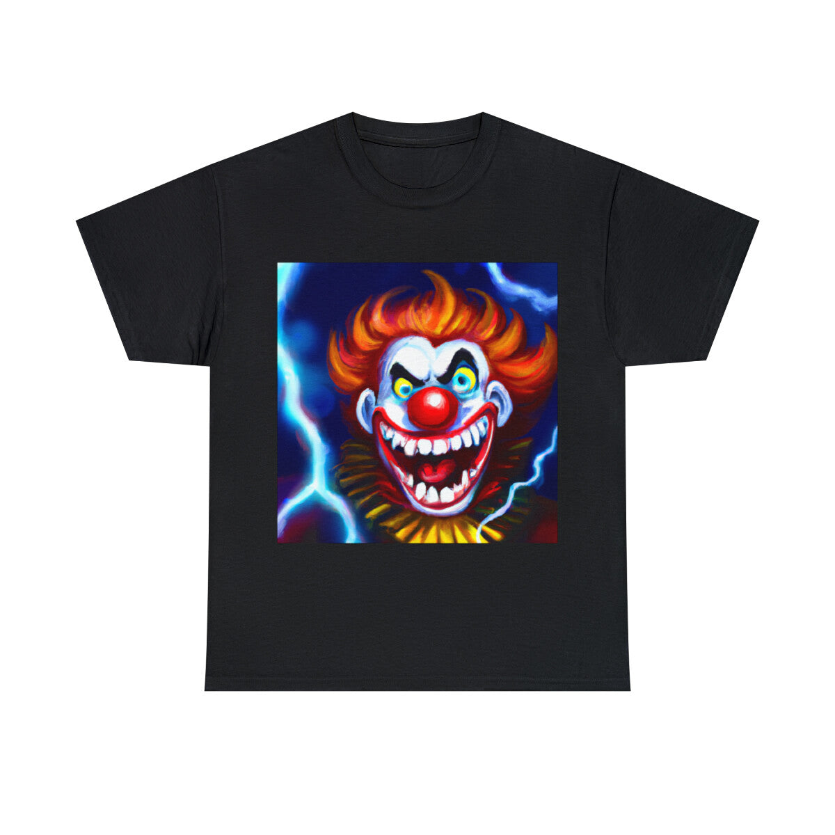 Halloween Evil Clown T Shirt Art Tee Unisex Adult Horror Scary Trick or Treat