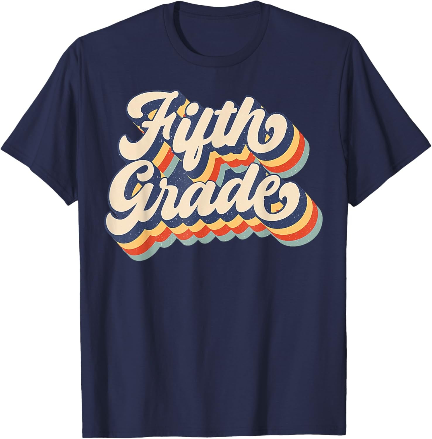 Retro Sunset Fifth Grade Teacher & Student Back To School T-Shirt Hoodie