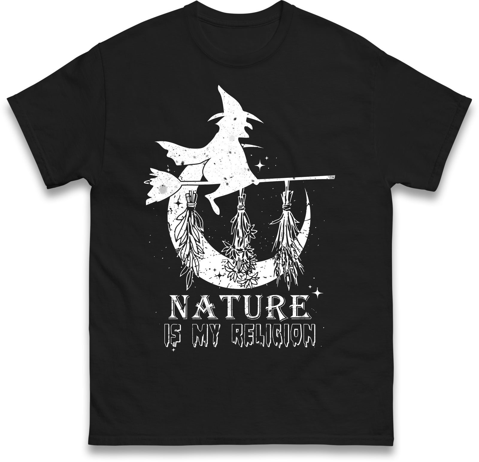 Nature Is My Religion Witch Halloween T-Shirt, Halloween T-Shirt, Trick Or treat
