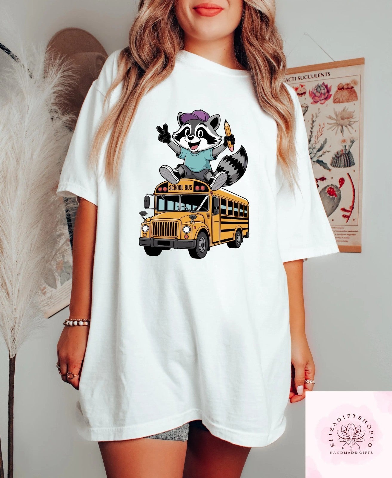 Funny Raccoon Back To School Shirt, First Day Of School Tee, Cute Anima