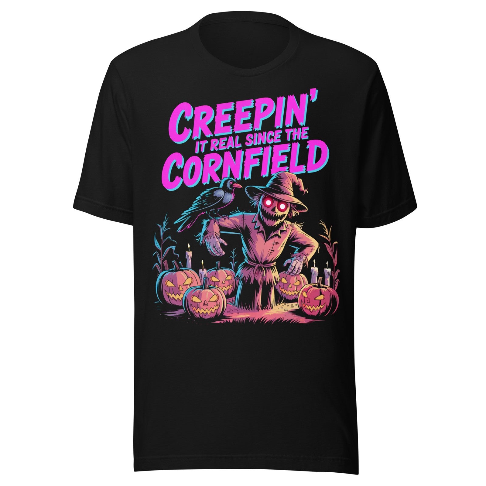 Creepin' It Real Since The Cornfield Scary Scarecrow Halloween Party T-Shirt